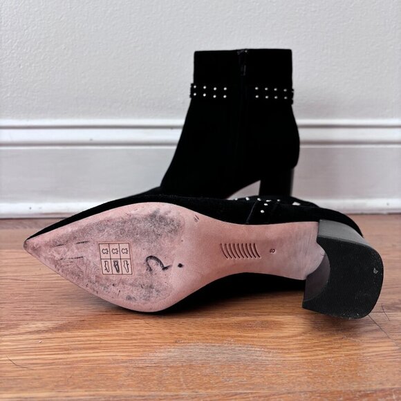Paige Celia Studded Leather Ankle Booties - Picture 9 of 9